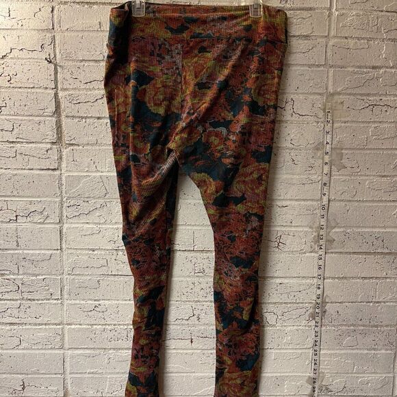 LularRoe Floral Plus Size Tall Curvy Leggings 12-22 - Picture 4 of 10